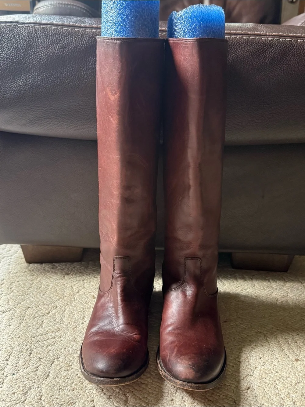 Frye Melissa Button Back Leather Boots sz 8
